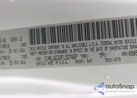 2015 Jeep Wrangler Unlimited Sahara из США, поврежденный, VIN 1C4BJWEG2FL527687